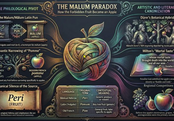 The Malum Paradox: A Comprehensive Analysis of the Apple’s Ascendance as the Forbidden Fruit in Christian Thought
